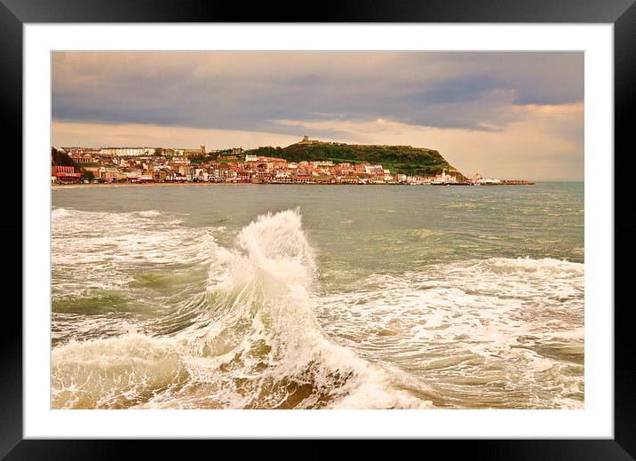 South Bay Scarborough Framed Mounted Print by John Hare