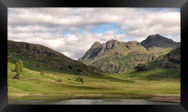 The Langdales Framed Print by John Hare