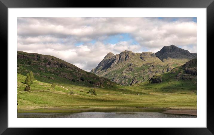 The Langdales Framed Mounted Print by John Hare