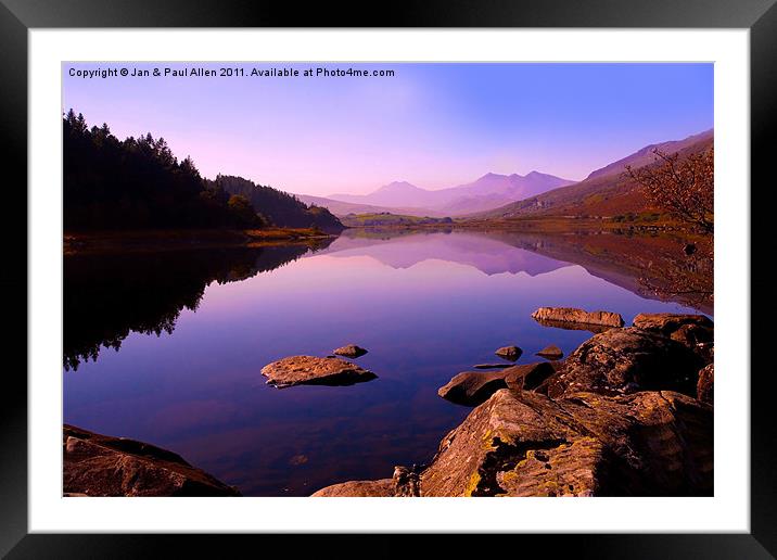 Capel Curig Framed Mounted Print by Jan Allen