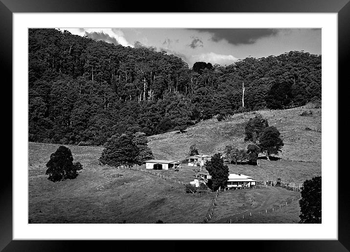 On Our Selection bw Framed Mounted Print by Dennis Gay
