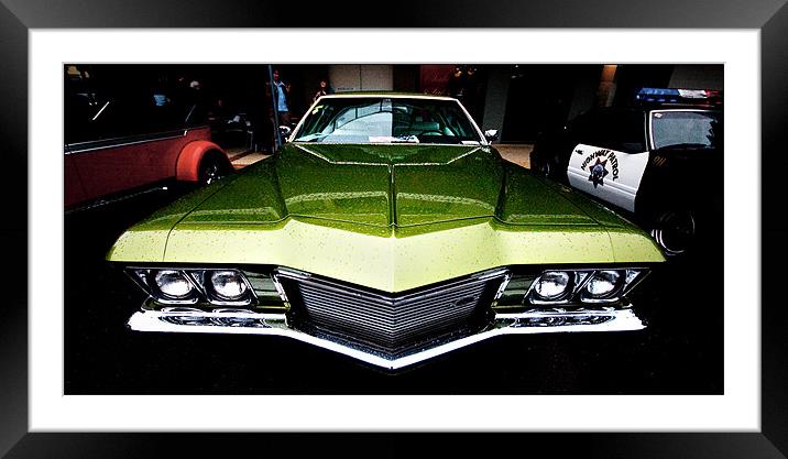 The Green Machine Framed Mounted Print by Dennis Gay