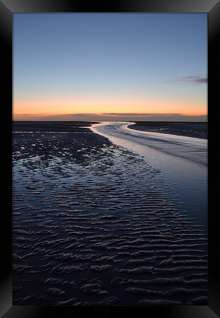 A river runs through it Framed Print by richard jones