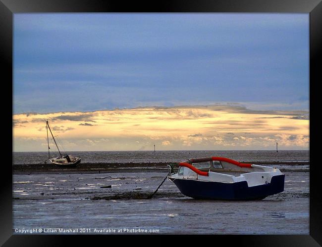 Lytham St Annes. Framed Print by Lilian Marshall