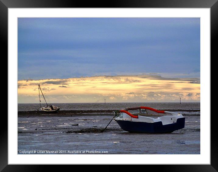 Lytham St Annes. Framed Mounted Print by Lilian Marshall