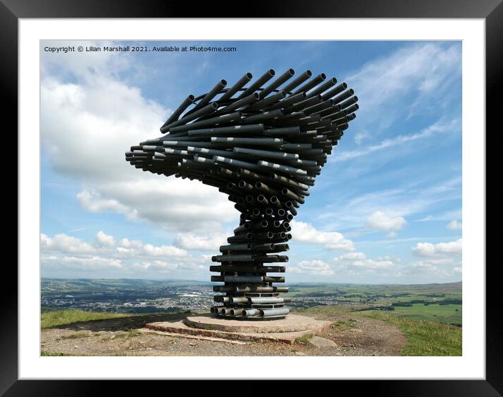 The Singing Ringing Tree. Framed Mounted Print by Lilian Marshall