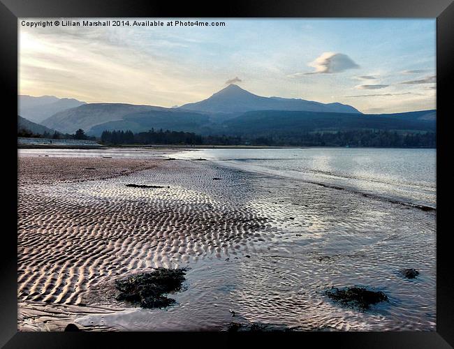 Brodick Bay, Framed Print by Lilian Marshall