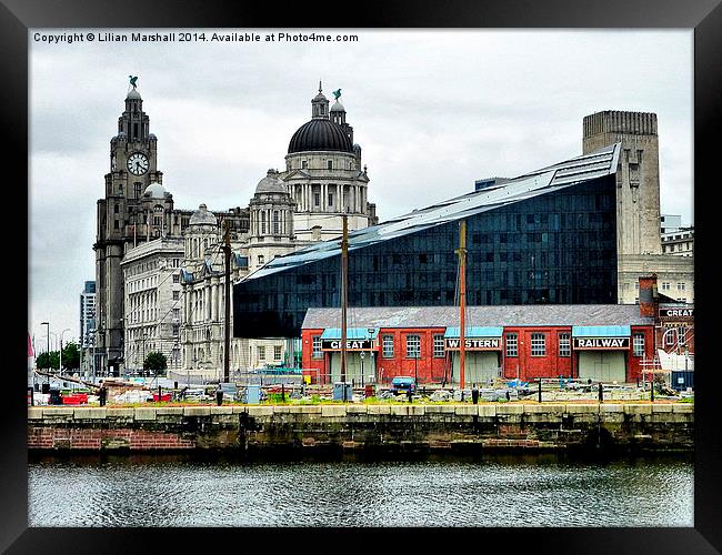 Liverpool Framed Print by Lilian Marshall