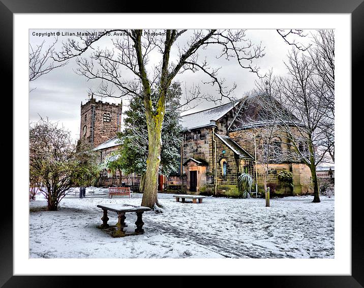 St Chads Church . Framed Mounted Print by Lilian Marshall