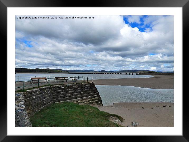  Arnside, Cumbria. Framed Mounted Print by Lilian Marshall