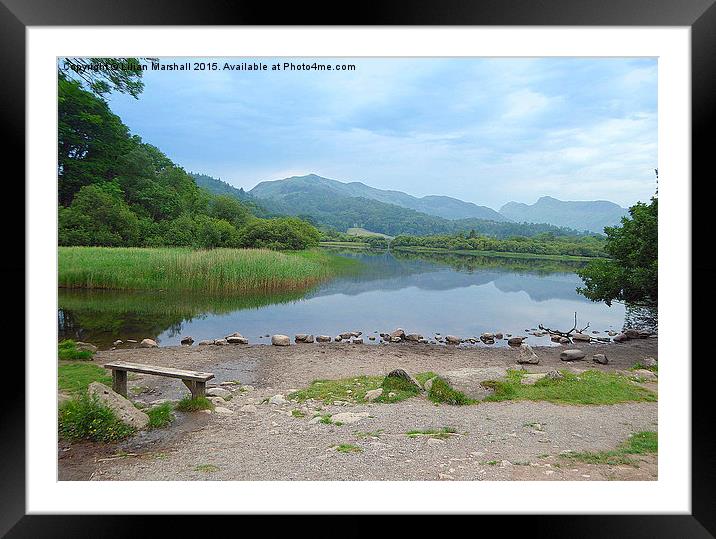  Elterwater . Framed Mounted Print by Lilian Marshall