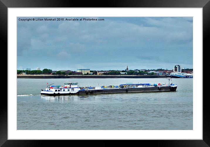  Mersey Endurance . Framed Mounted Print by Lilian Marshall