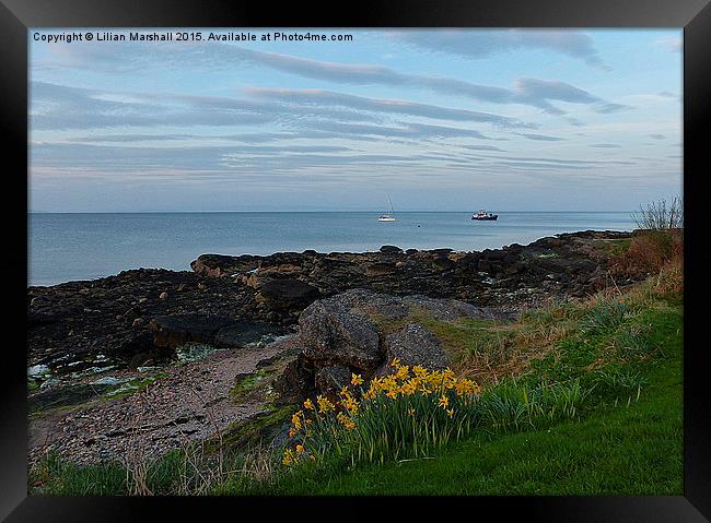  Brodick Bay.  Framed Print by Lilian Marshall