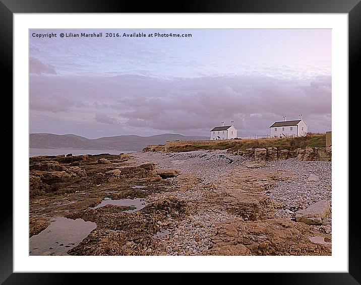 Penman Point  Framed Mounted Print by Lilian Marshall