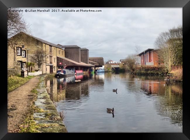 Blackburn Business Centre.  Framed Print by Lilian Marshall