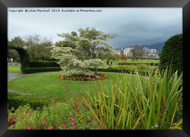 Stormy skies over Hope Park.  Framed Print by Lilian Marshall