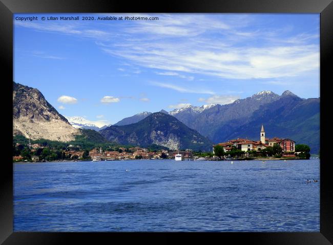 Isola Pescatori Framed Print by Lilian Marshall