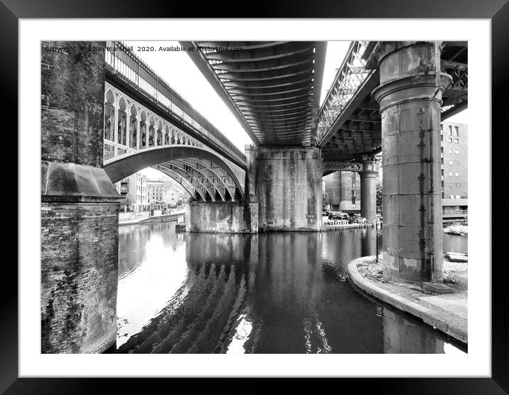 Castlefields Railway Viaducts  Framed Mounted Print by Lilian Marshall