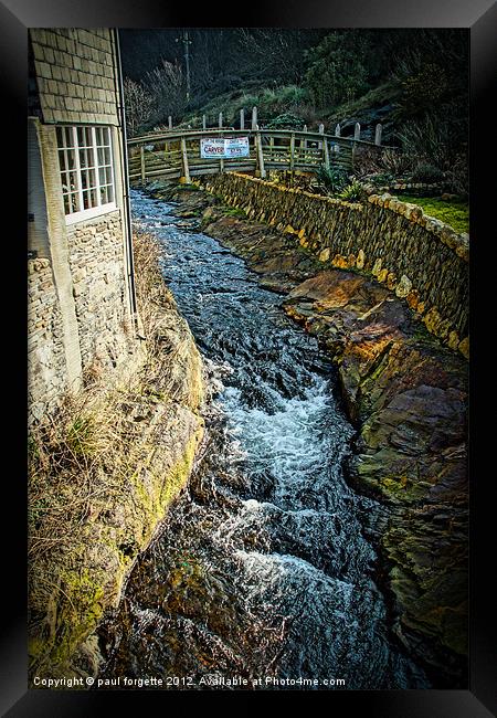 waters of time Framed Print by paul forgette