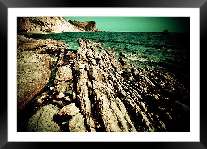 Under the Emerald Sky Framed Mounted Print by paul forgette