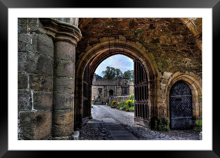 Gateway to Whalley Abbey Framed Mounted Print by Sandra Pledger