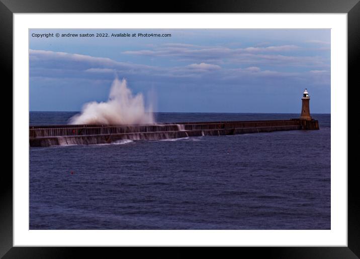 Outdoor soaking   Framed Mounted Print by andrew saxton