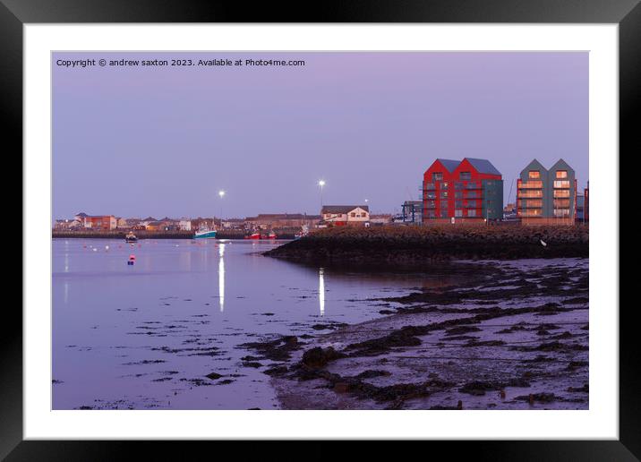 Window view  Framed Mounted Print by andrew saxton