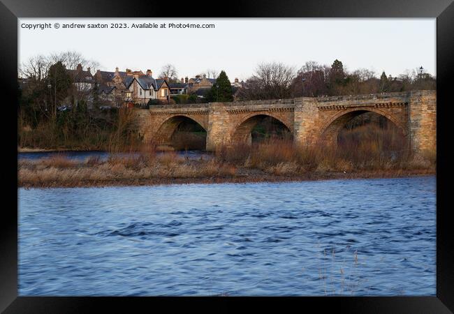 Dry bit  Framed Print by andrew saxton