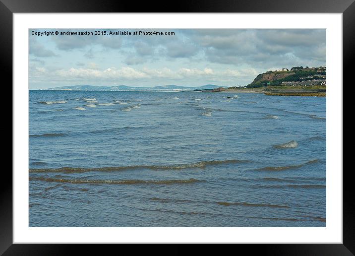  HERE'S HIGH TIDE  Framed Mounted Print by andrew saxton