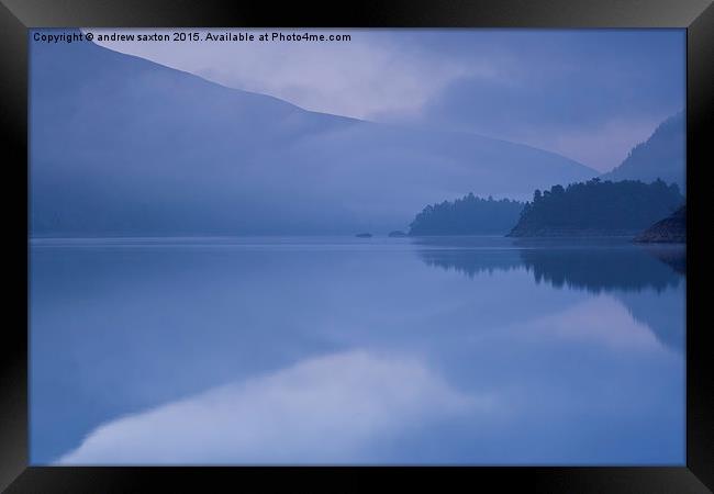  FOGY  START Framed Print by andrew saxton