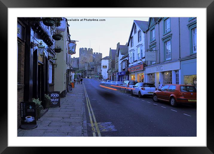 CASTLE HIGH STREET Framed Mounted Print by andrew saxton