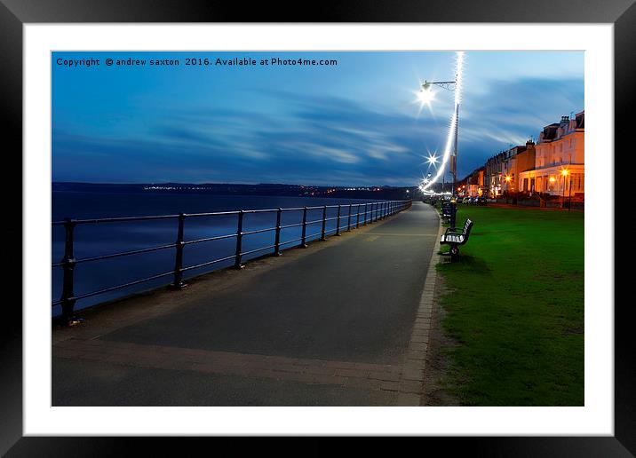 IS THIS FILEY Framed Mounted Print by andrew saxton