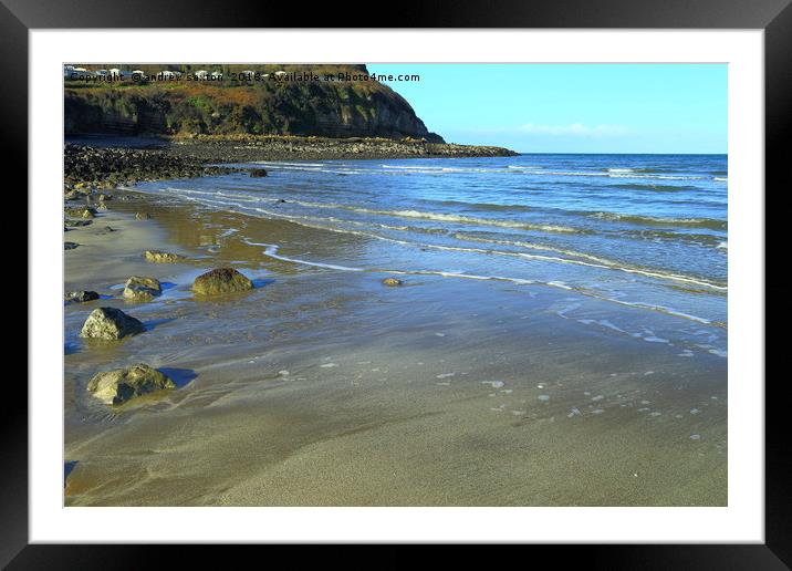 ANGLESEY SEASIDE Framed Mounted Print by andrew saxton