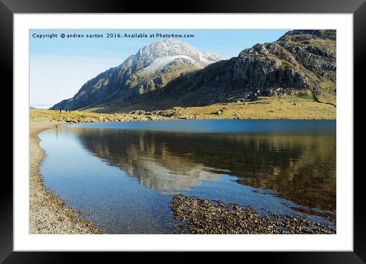 CRYSTAL CLEAR Framed Mounted Print by andrew saxton