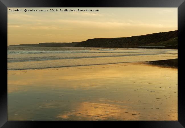 GOLDEN TIMES Framed Print by andrew saxton