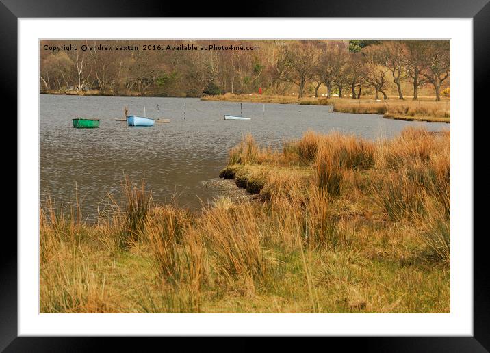 LONG WAY OUT Framed Mounted Print by andrew saxton