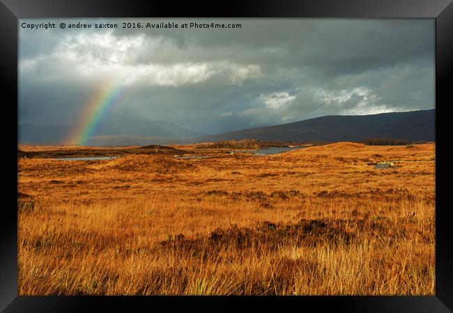 DARK CLOUDS Framed Print by andrew saxton