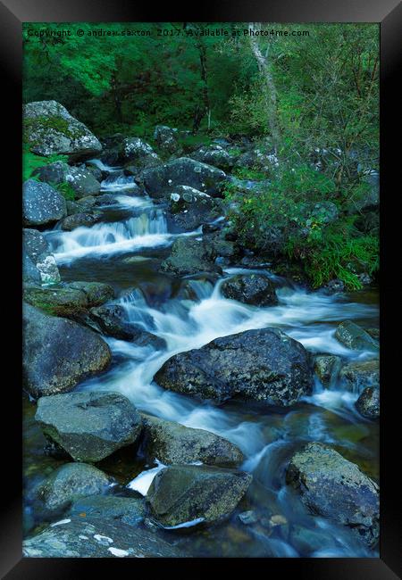 MAKE ROOM Framed Print by andrew saxton