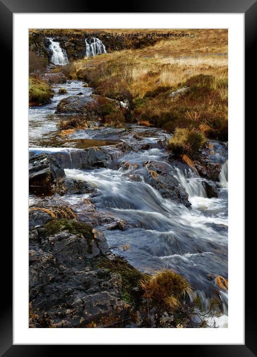 TWO INTO ONE Framed Mounted Print by andrew saxton