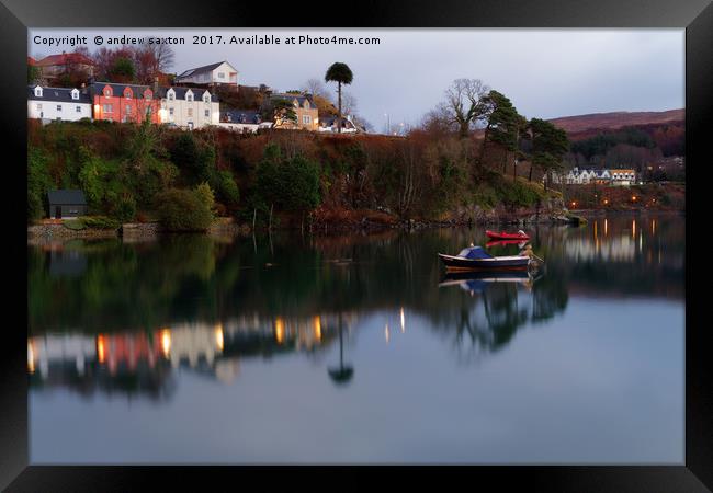LIGHT REFLECTIONS  Framed Print by andrew saxton