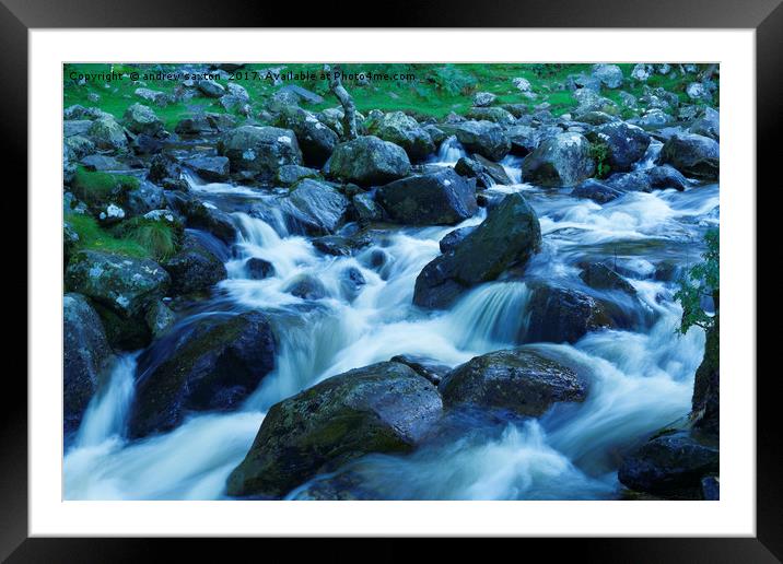 SLOW BUT FAST Framed Mounted Print by andrew saxton
