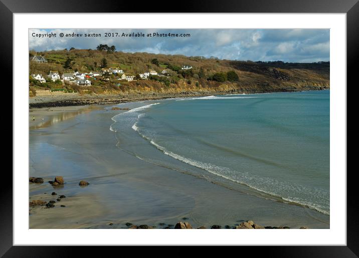 NICE VIEW Framed Mounted Print by andrew saxton