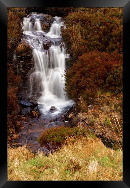 WE HAVE A WATERFALL Framed Print by andrew saxton