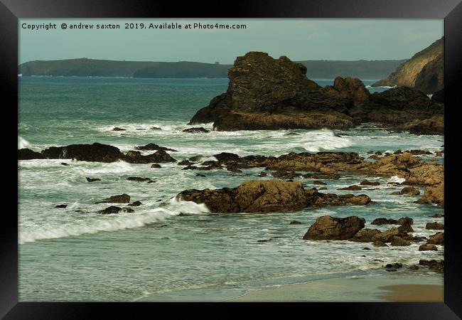 AGNES ROCKS Framed Print by andrew saxton