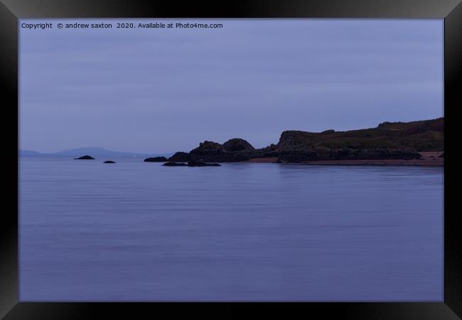 STILL WATERS Framed Print by andrew saxton