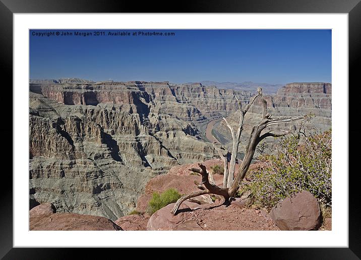 Grand Canyon. Framed Mounted Print by John Morgan