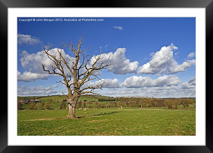 The Countryside. Framed Mounted Print by John Morgan