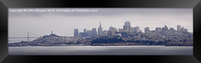 San Francisco skyline. Framed Print by John Morgan