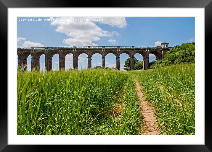Balcombe Viaduct, The Ouse Valley, sussex. Framed Mounted Print by John Morgan