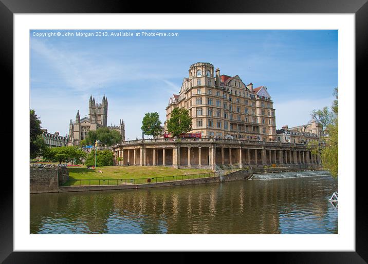 Bath. Framed Mounted Print by John Morgan